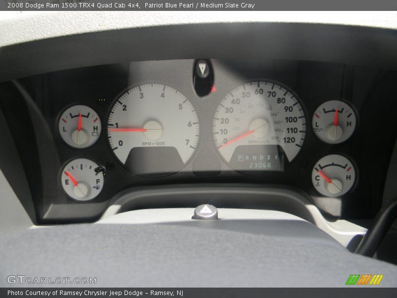  2008 Ram 1500 TRX4 Quad Cab 4x4 TRX4 Quad Cab 4x4 Gauges