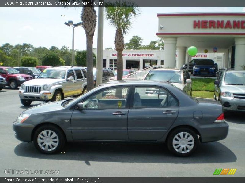 Graphite Gray Pearl / Gray 2006 Mitsubishi Lancer ES