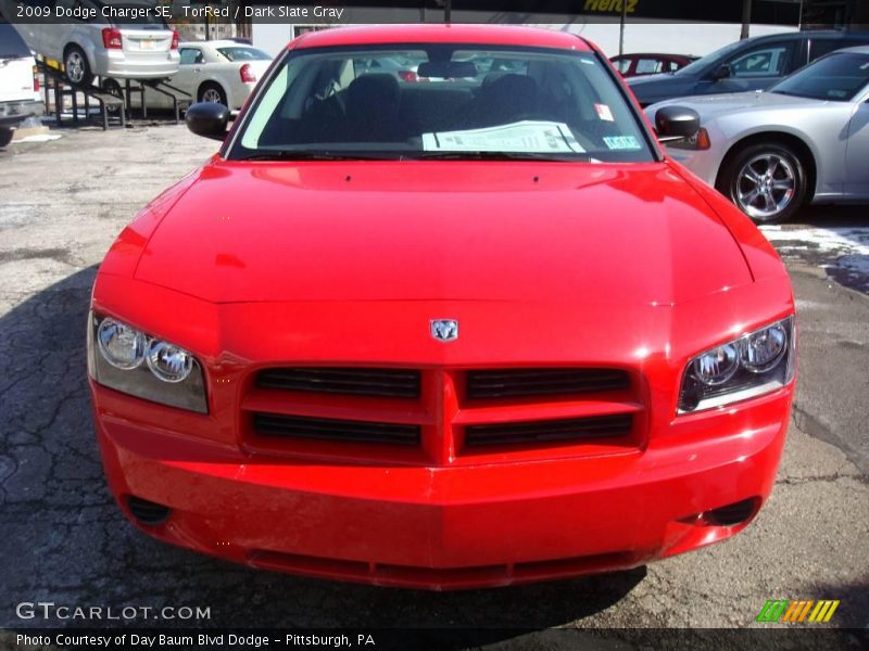 TorRed / Dark Slate Gray 2009 Dodge Charger SE