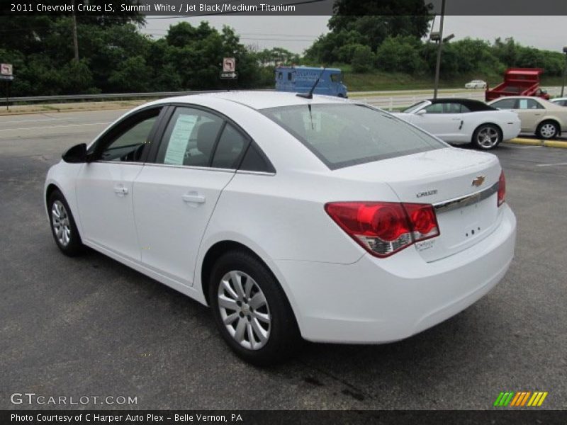 Summit White / Jet Black/Medium Titanium 2011 Chevrolet Cruze LS