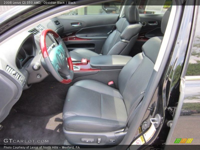 Obsidian Black / Black 2008 Lexus GS 350 AWD