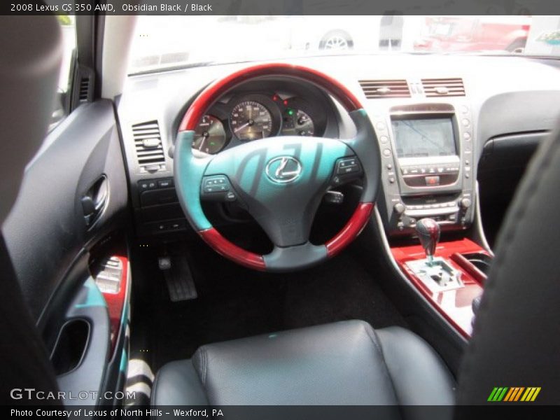 Obsidian Black / Black 2008 Lexus GS 350 AWD