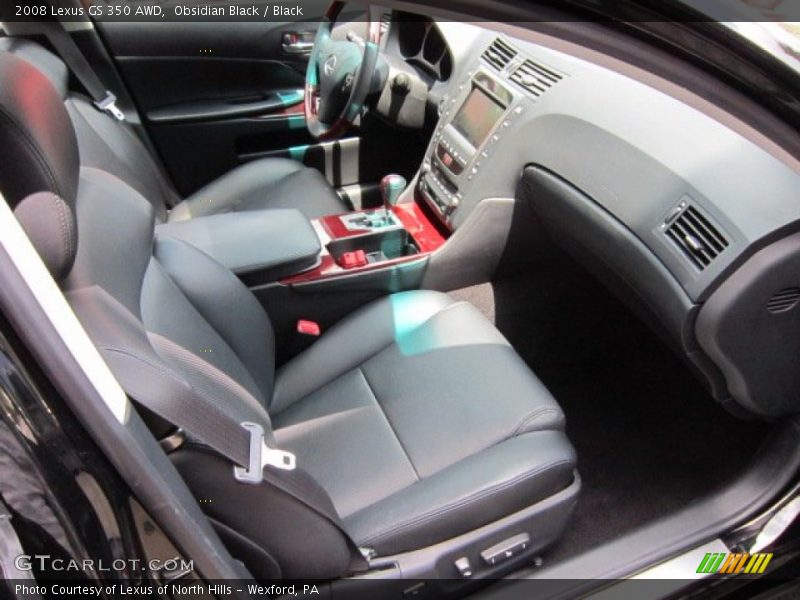 Obsidian Black / Black 2008 Lexus GS 350 AWD