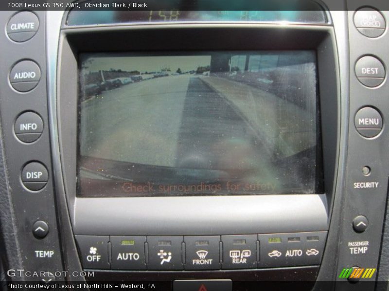 Obsidian Black / Black 2008 Lexus GS 350 AWD