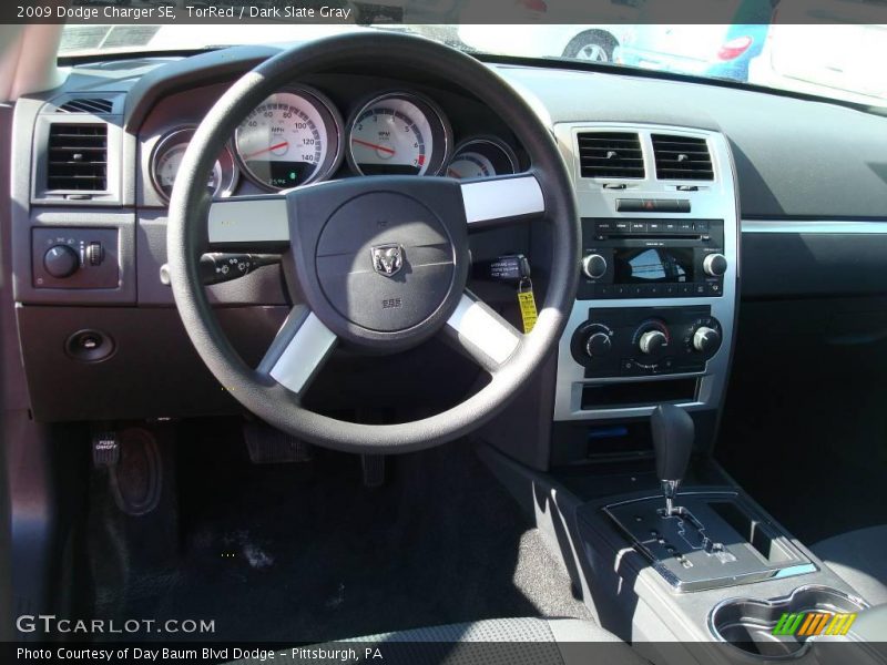 TorRed / Dark Slate Gray 2009 Dodge Charger SE