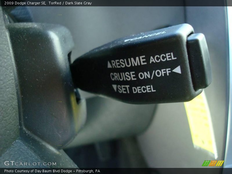 TorRed / Dark Slate Gray 2009 Dodge Charger SE
