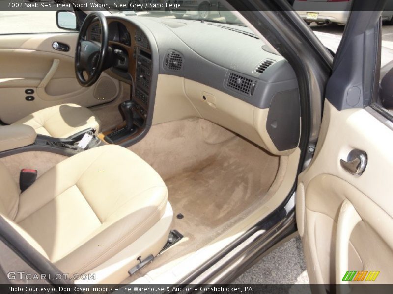  2002 9-5 Linear Sport Wagon Sand Beige Interior