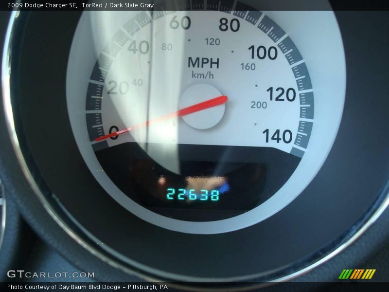 TorRed / Dark Slate Gray 2009 Dodge Charger SE