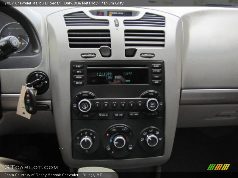 Dark Blue Metallic / Titanium Gray 2007 Chevrolet Malibu LT Sedan