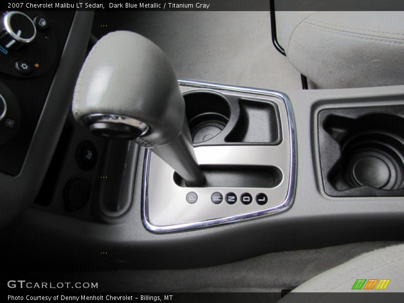 Dark Blue Metallic / Titanium Gray 2007 Chevrolet Malibu LT Sedan