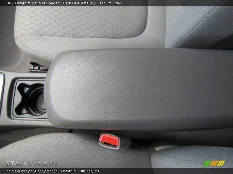 Dark Blue Metallic / Titanium Gray 2007 Chevrolet Malibu LT Sedan