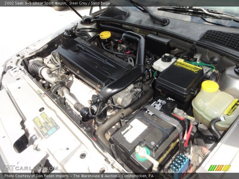 Steel Grey / Sand Beige 2002 Saab 9-5 Linear Sport Wagon