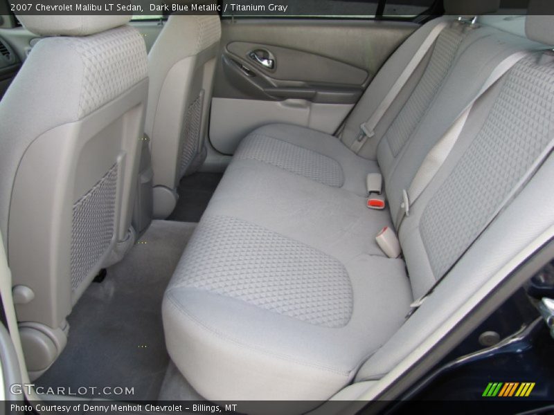 Dark Blue Metallic / Titanium Gray 2007 Chevrolet Malibu LT Sedan