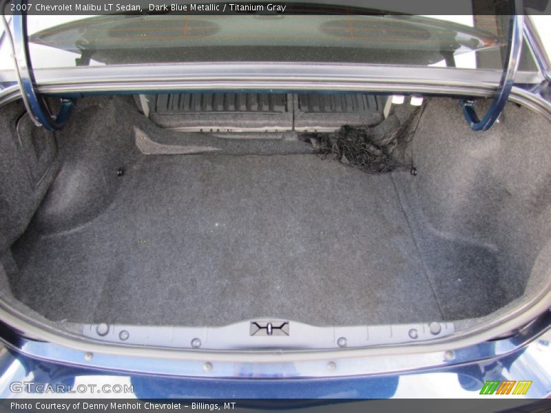 Dark Blue Metallic / Titanium Gray 2007 Chevrolet Malibu LT Sedan