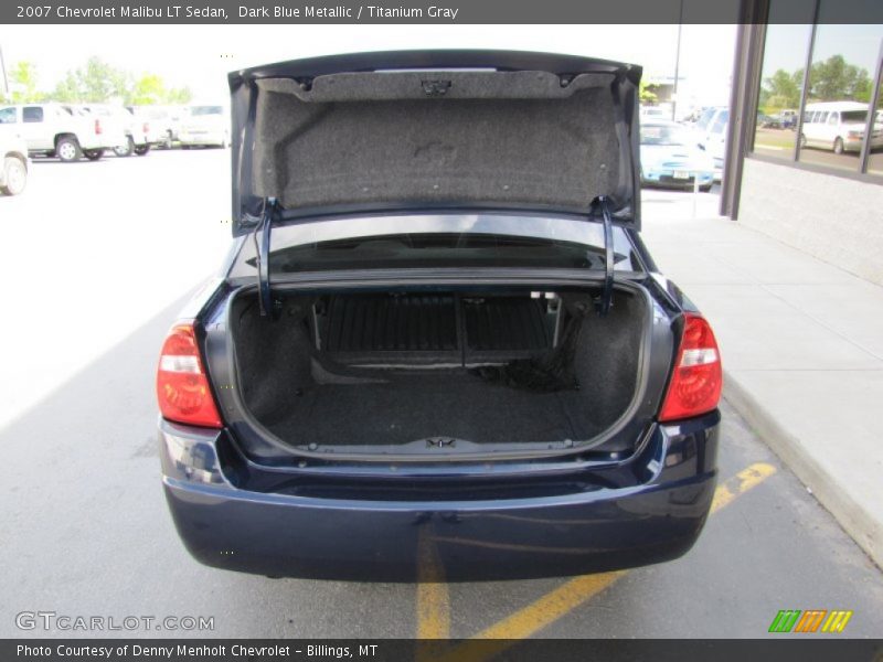 Dark Blue Metallic / Titanium Gray 2007 Chevrolet Malibu LT Sedan