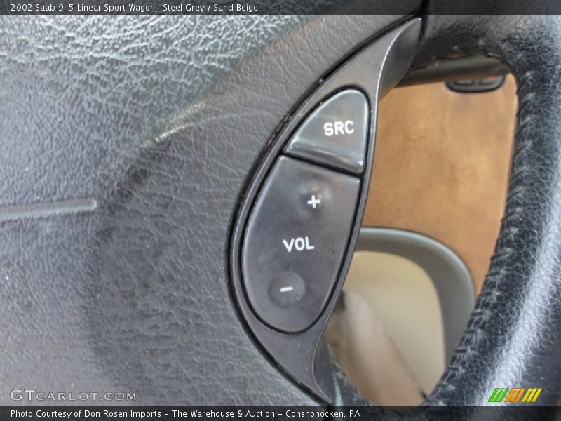 Steel Grey / Sand Beige 2002 Saab 9-5 Linear Sport Wagon