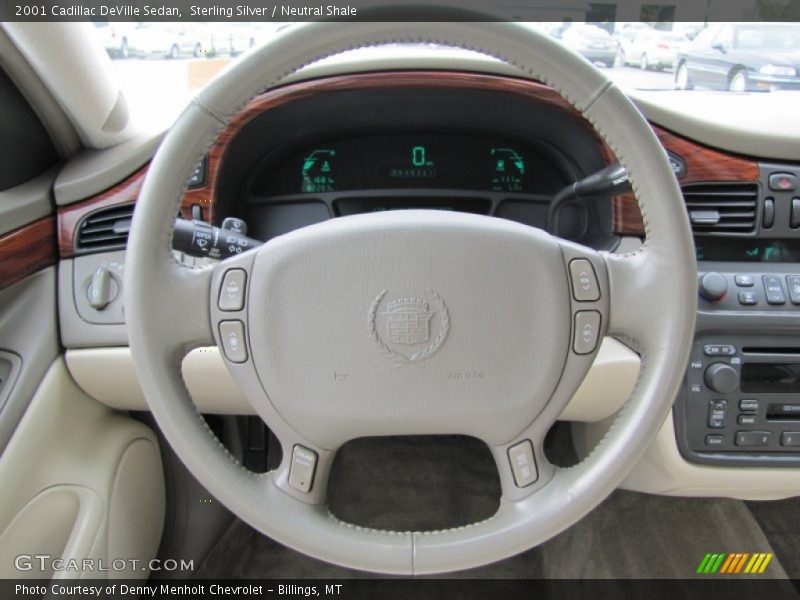 Sterling Silver / Neutral Shale 2001 Cadillac DeVille Sedan