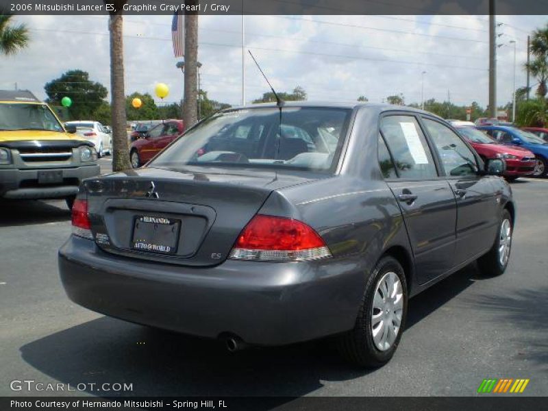 Graphite Gray Pearl / Gray 2006 Mitsubishi Lancer ES