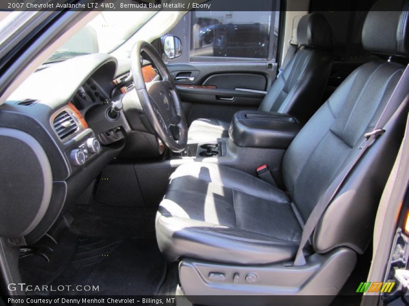 Bermuda Blue Metallic / Ebony 2007 Chevrolet Avalanche LTZ 4WD