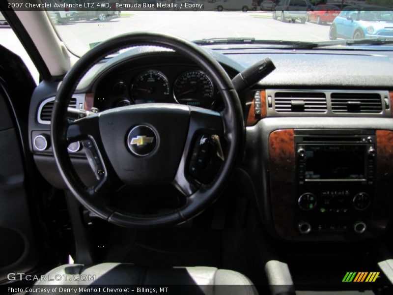 Bermuda Blue Metallic / Ebony 2007 Chevrolet Avalanche LTZ 4WD