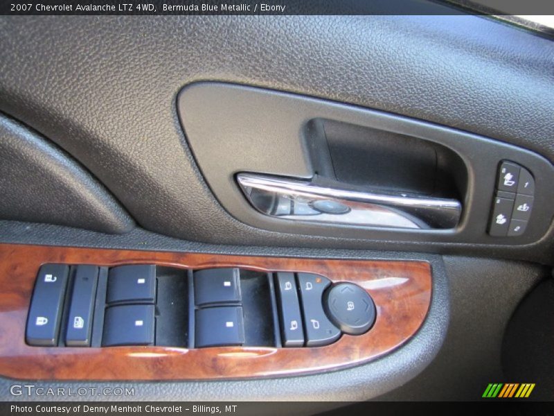 Bermuda Blue Metallic / Ebony 2007 Chevrolet Avalanche LTZ 4WD