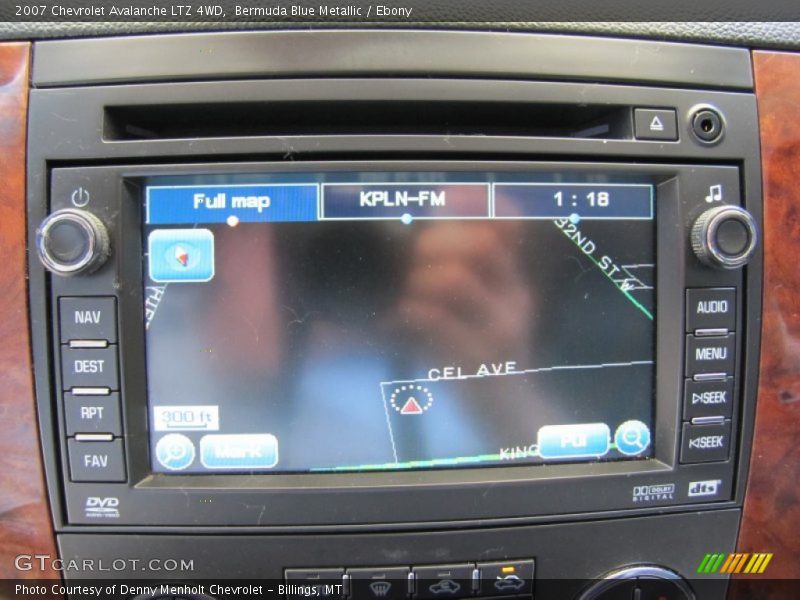Bermuda Blue Metallic / Ebony 2007 Chevrolet Avalanche LTZ 4WD