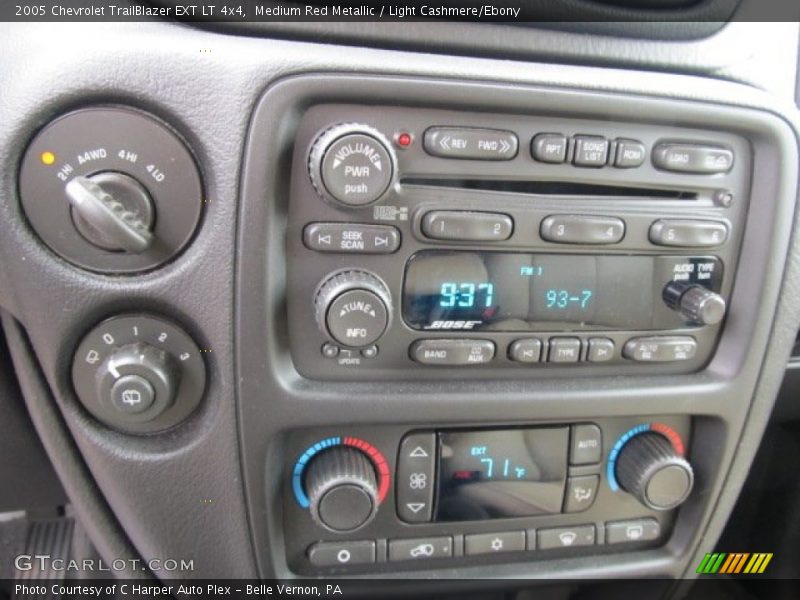 Controls of 2005 TrailBlazer EXT LT 4x4