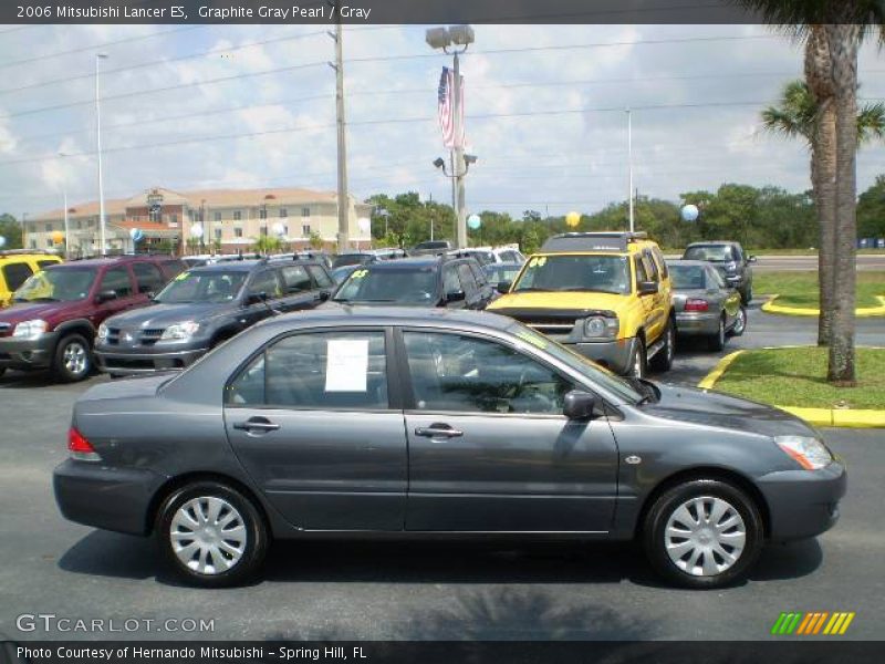 Graphite Gray Pearl / Gray 2006 Mitsubishi Lancer ES