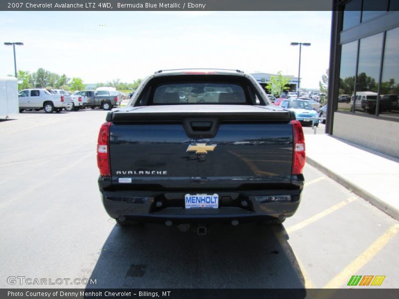 Bermuda Blue Metallic / Ebony 2007 Chevrolet Avalanche LTZ 4WD