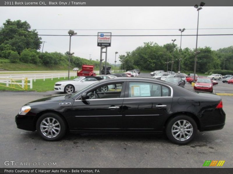 Black Onyx / Titanium 2011 Buick Lucerne CXL