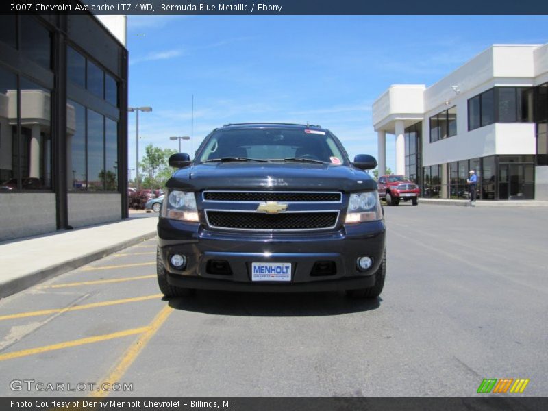 Bermuda Blue Metallic / Ebony 2007 Chevrolet Avalanche LTZ 4WD