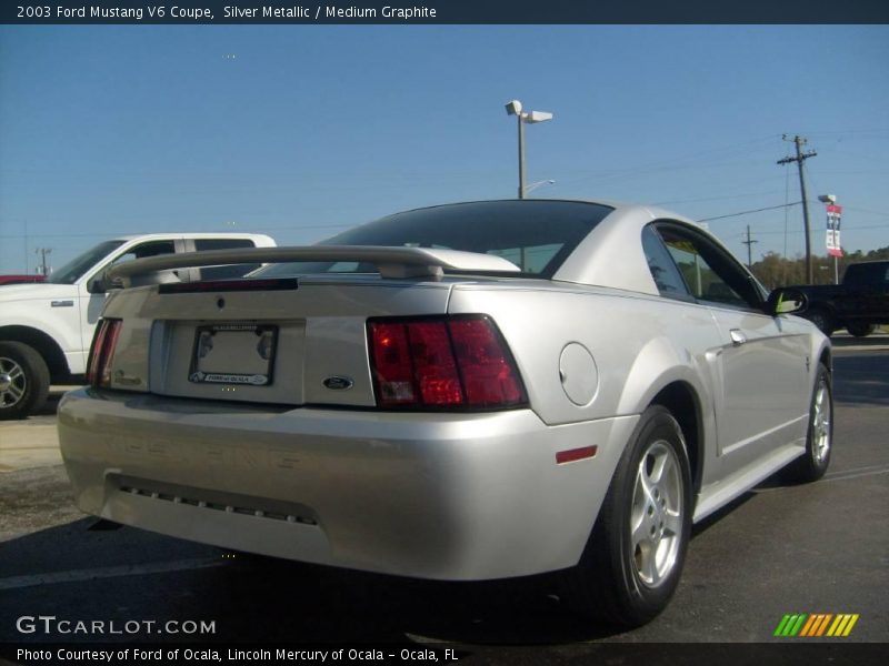 Silver Metallic / Medium Graphite 2003 Ford Mustang V6 Coupe