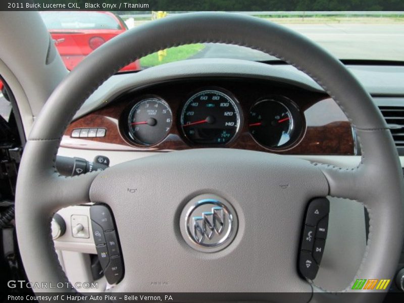 Black Onyx / Titanium 2011 Buick Lucerne CXL