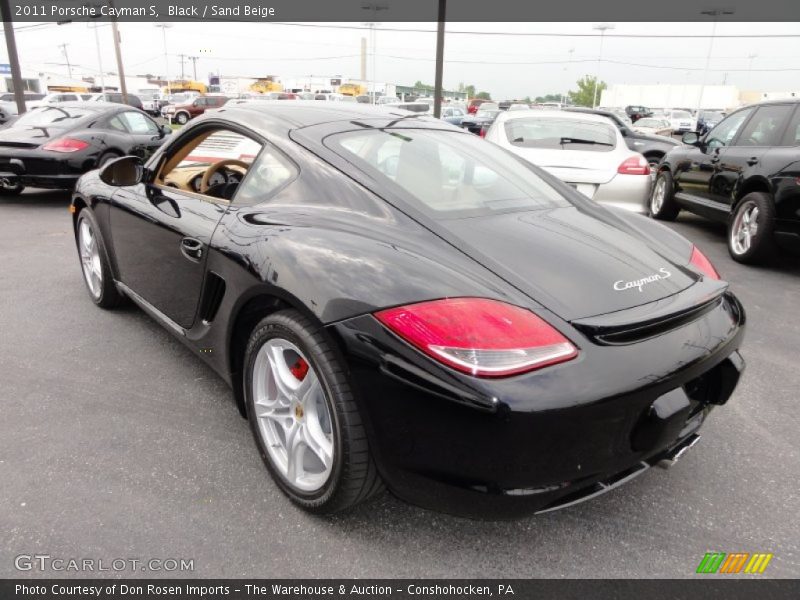 Black / Sand Beige 2011 Porsche Cayman S