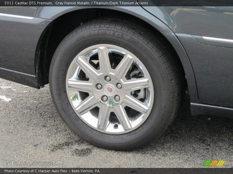 Gray Flannel Metallic / Titanium/Dark Titanium Accents 2011 Cadillac DTS Premium