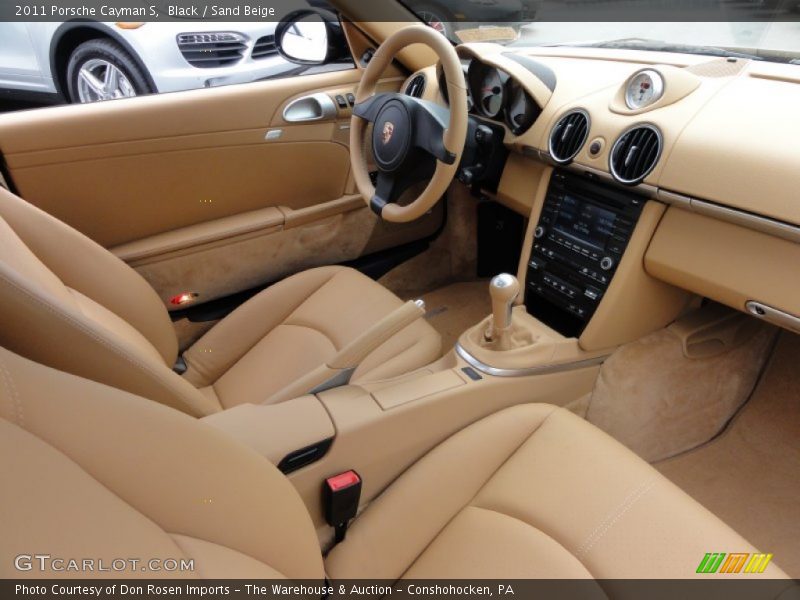  2011 Cayman S Sand Beige Interior