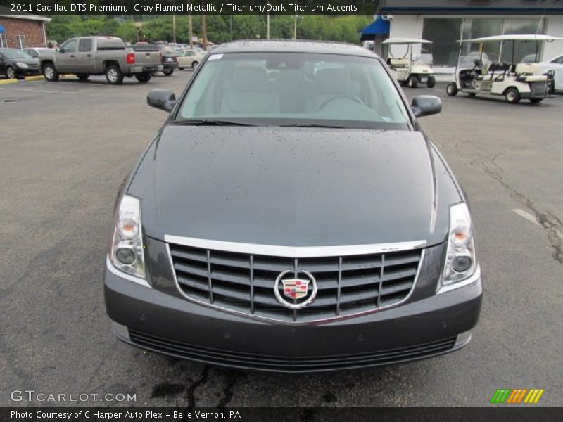 Gray Flannel Metallic / Titanium/Dark Titanium Accents 2011 Cadillac DTS Premium