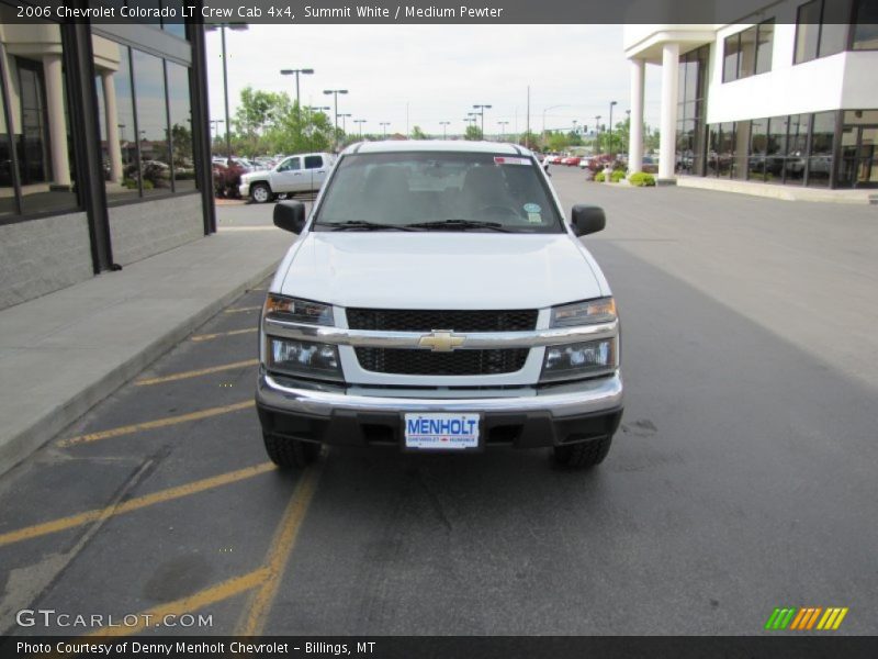 Summit White / Medium Pewter 2006 Chevrolet Colorado LT Crew Cab 4x4