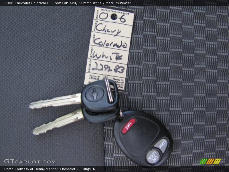 Summit White / Medium Pewter 2006 Chevrolet Colorado LT Crew Cab 4x4