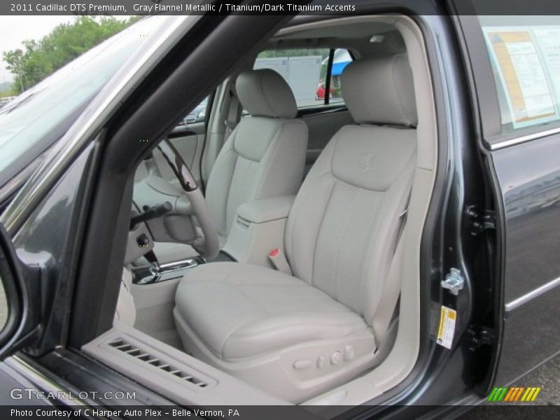 Gray Flannel Metallic / Titanium/Dark Titanium Accents 2011 Cadillac DTS Premium