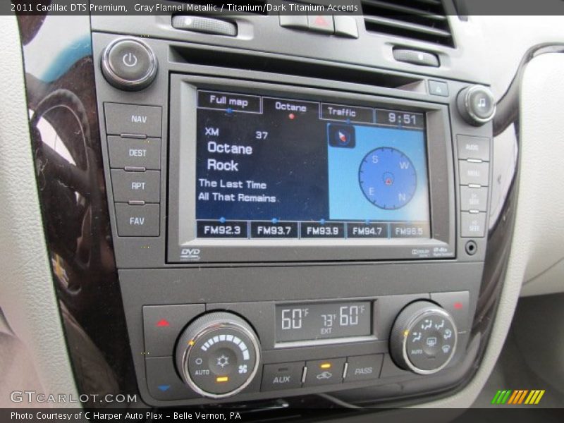 Gray Flannel Metallic / Titanium/Dark Titanium Accents 2011 Cadillac DTS Premium