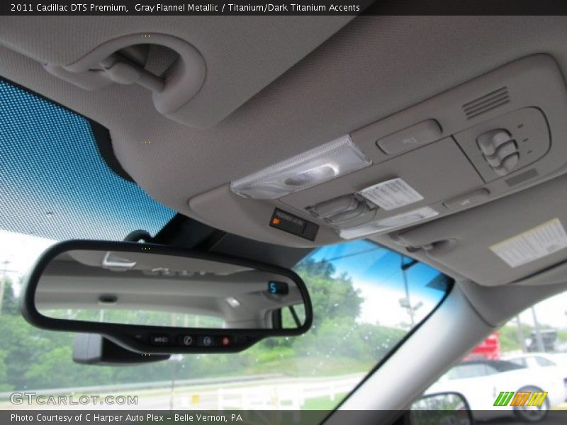 Gray Flannel Metallic / Titanium/Dark Titanium Accents 2011 Cadillac DTS Premium