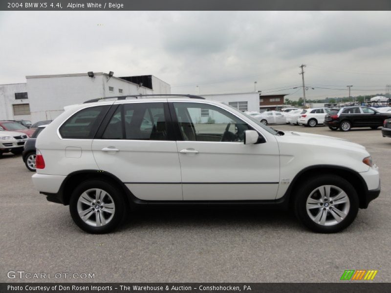 Alpine White / Beige 2004 BMW X5 4.4i
