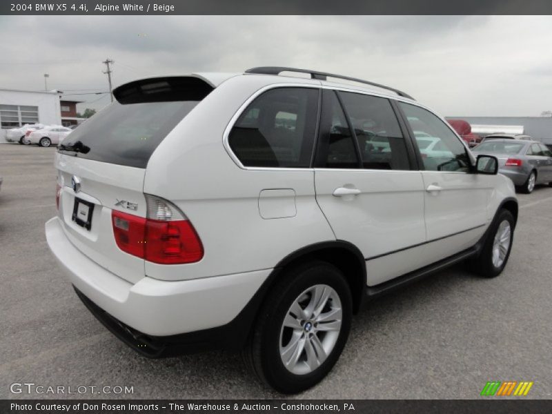 Alpine White / Beige 2004 BMW X5 4.4i