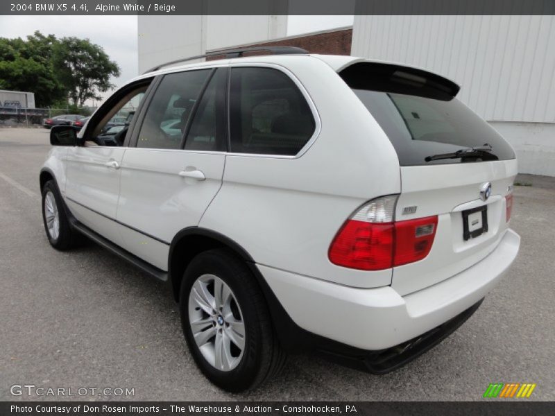 Alpine White / Beige 2004 BMW X5 4.4i