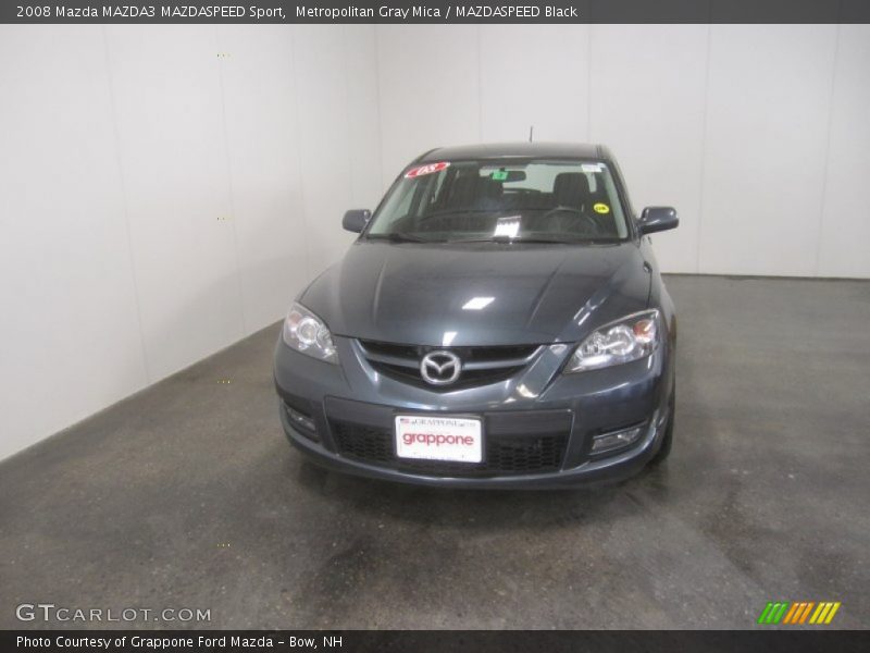 Metropolitan Gray Mica / MAZDASPEED Black 2008 Mazda MAZDA3 MAZDASPEED Sport
