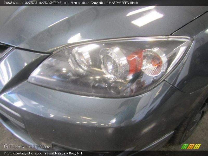 Metropolitan Gray Mica / MAZDASPEED Black 2008 Mazda MAZDA3 MAZDASPEED Sport