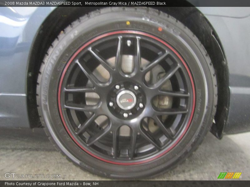 Metropolitan Gray Mica / MAZDASPEED Black 2008 Mazda MAZDA3 MAZDASPEED Sport