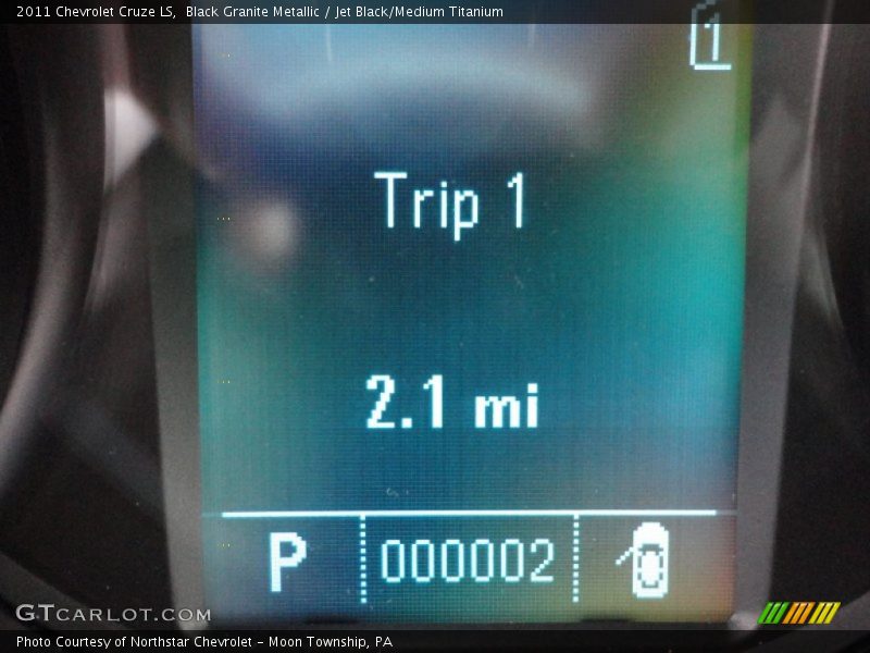 Black Granite Metallic / Jet Black/Medium Titanium 2011 Chevrolet Cruze LS