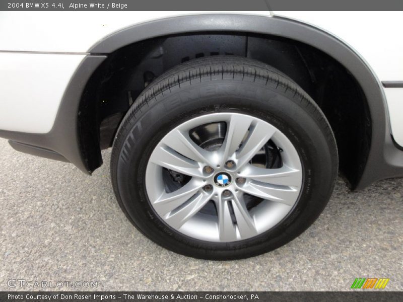 Alpine White / Beige 2004 BMW X5 4.4i
